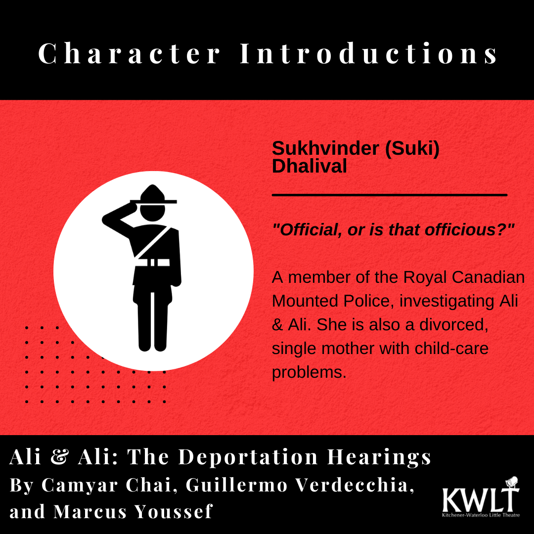 Meet the characters: Sukhvinder (Suki) Dhaliwal